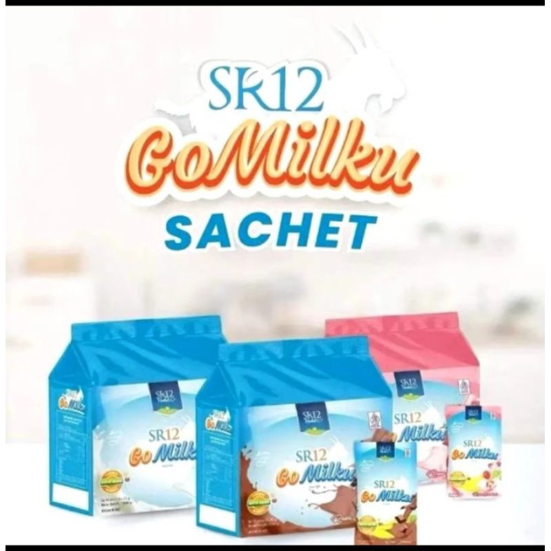 

Gomilku Sr12 Sachet/Pouch 1 kg/Etawa/Susu Kambing etawa sr12/tulang kuat/sehat/kemasan sachet 1kg