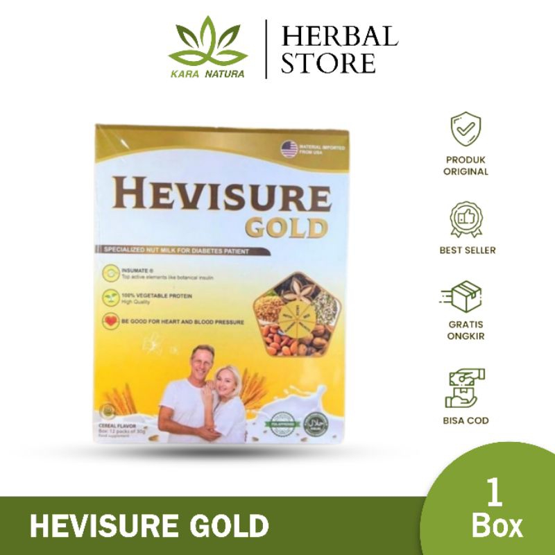 

Hevisure Gold Asli Original Susu Diabetes & Kencing Manis