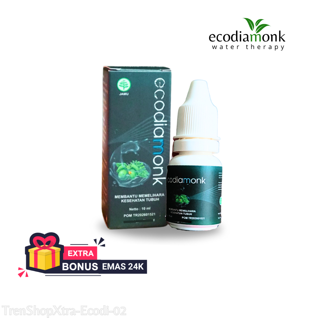 

[BONUS BABY GOLD] Jamu Tetes Ecodiamonk 10ml – Herbal untuk Gula Darah & Kolesterol