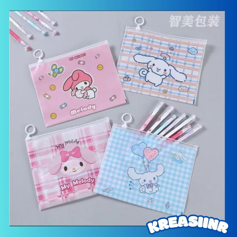

Pouch Stationery Multifungsi / Tempat Pensil / Tempat Make Up / Pouch Karakter Sanrio