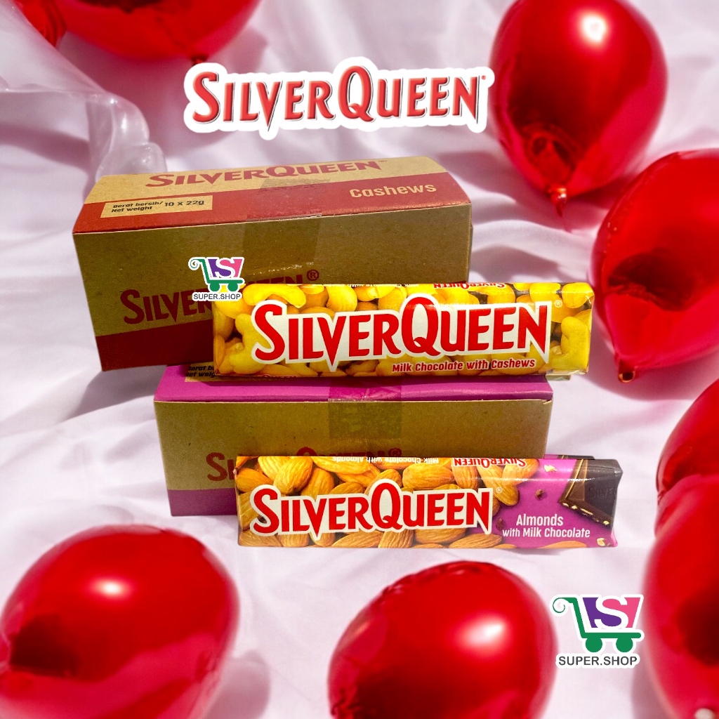 

Silverqueen Cokelat Silver Queen Cashew / Almond PACK 25 Gram (isi 10 pcs)