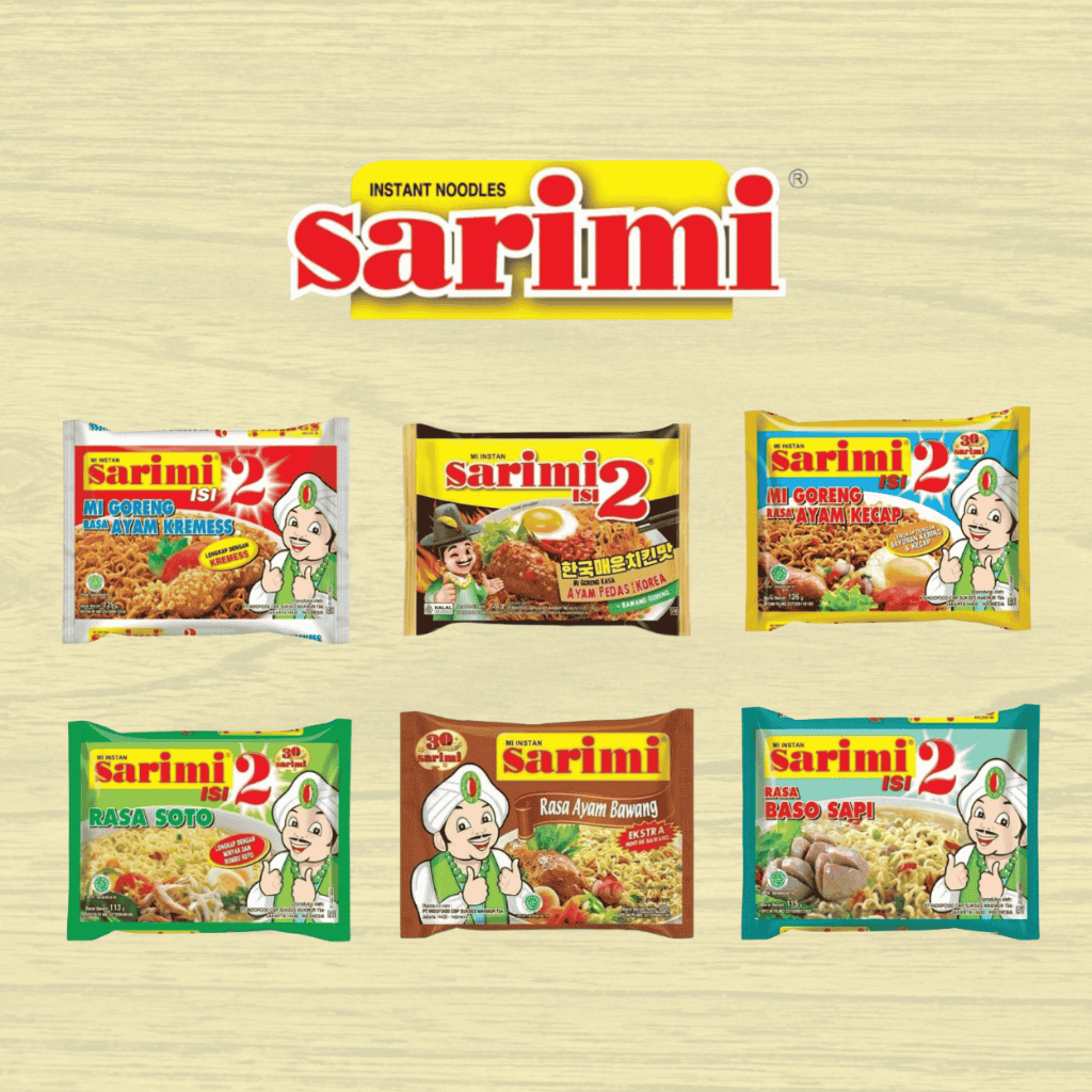 

Sarimie isi 2 All Varian, Mie instan sarimie