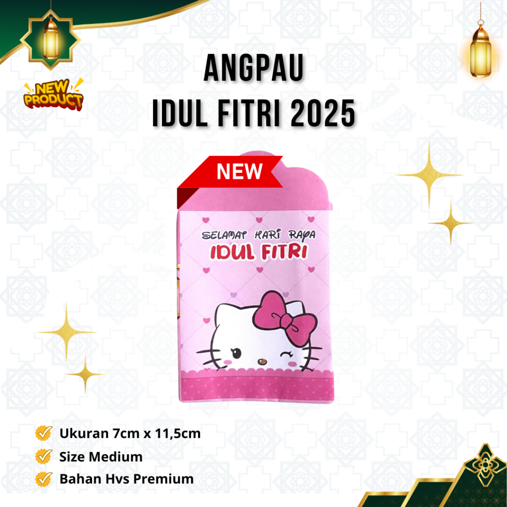 

Angpao /Amplop Lebaran Idul Fitri Printing Terbaru 2025 (50 Lembar) HVS Premium | Sudah Lem | Free Packing Bubble