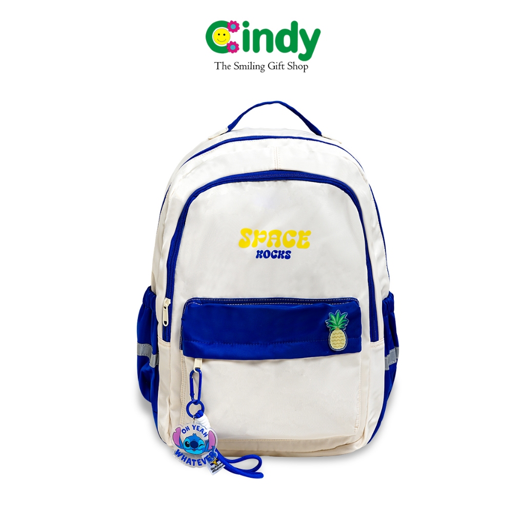 CINDY ORIGINAL DISNEY Tas Ransel Stitch - Tas Disney Bacpack Stich 18inch - CTR1208