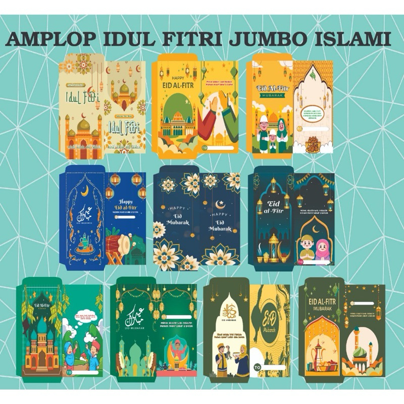 

LT [ISI 10] amplop panjang lebaran THR amplop idul fitri amplop panjang