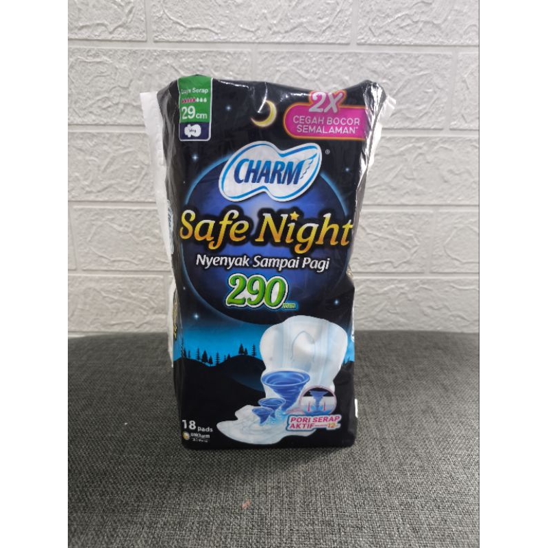 pembalut charm night 29cm
