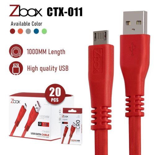 KABEL DATA ZBOX CTX-011 | MICRO | TYPE-C (BIJIAN) | ORIGINAL | TERLARIS