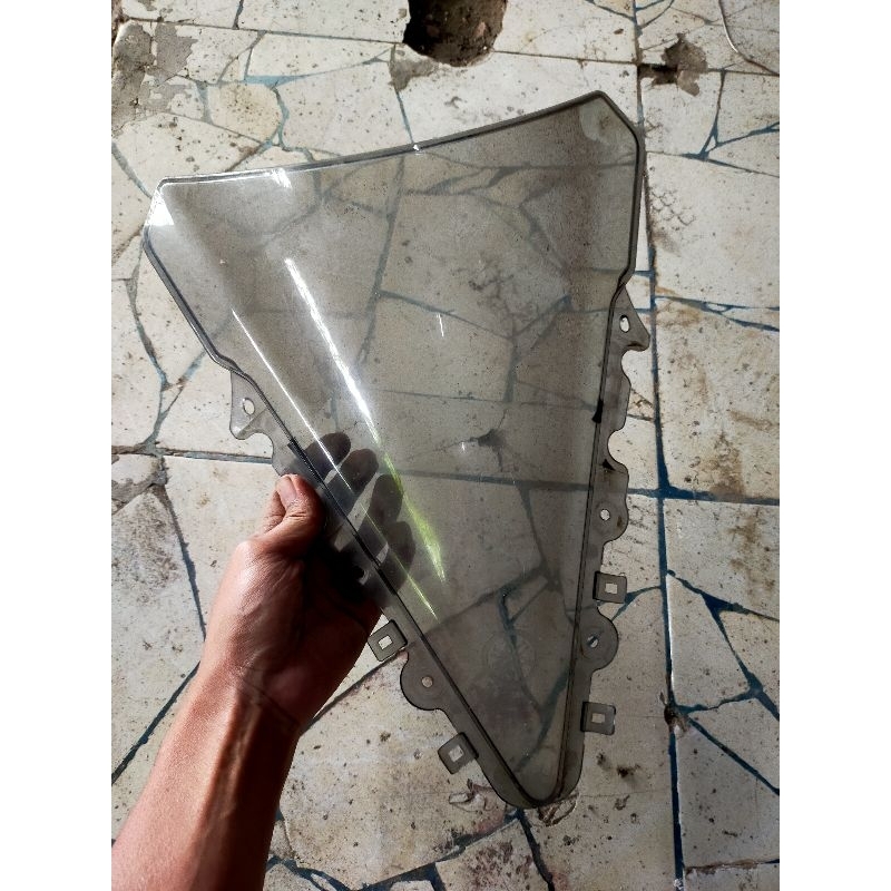 Windshield Visor Bening Yamaha R15 V2 Lama Old Original Bekas Copotan Motor Second 2nd