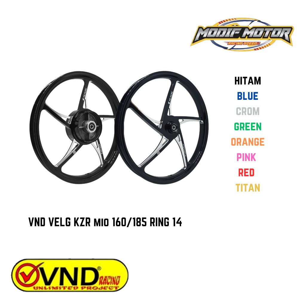 VND Velg KZR Mio 160/185 Ring 14