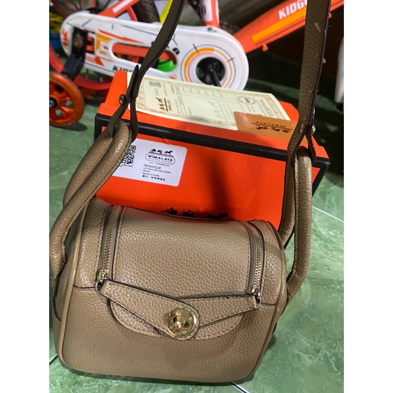 PL TAS LINDY KULIT ASLI brand HIMALAYA LENGKAP BOX
