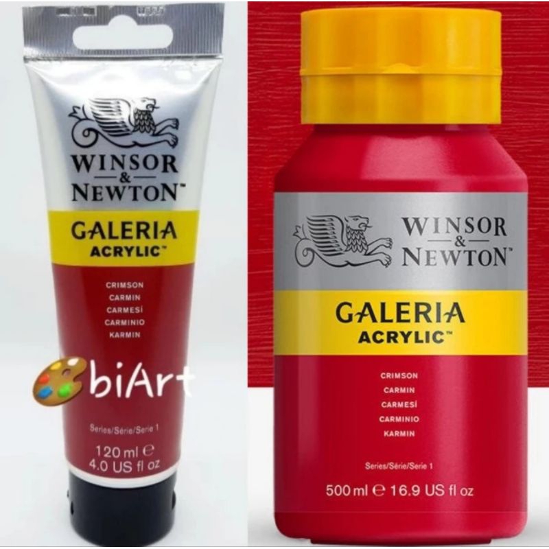 

Galeria Acrylic Colour 500ml / 120ml Crimson Winsor & Newton