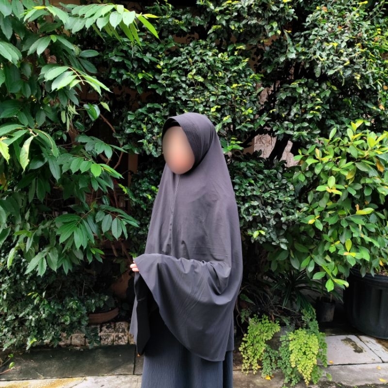 Bergo Umroh & Haji | Jilbab Instan Jumbo | Bergo Jumbo | Bergo Jersey Jumbo