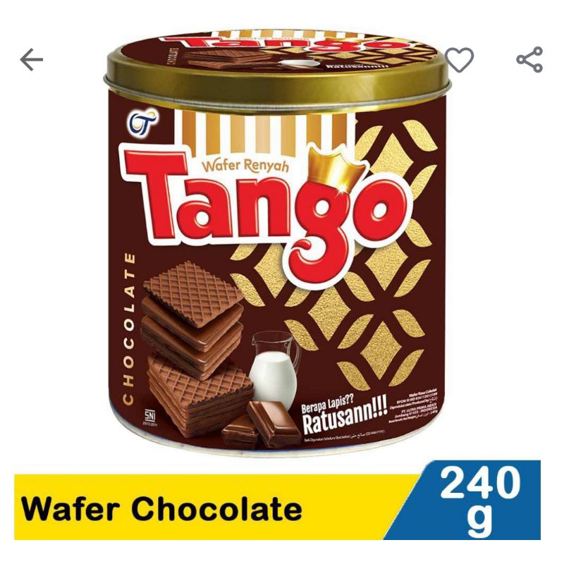 

Tango wafer coklat kaleng kue lebaran murah grosir