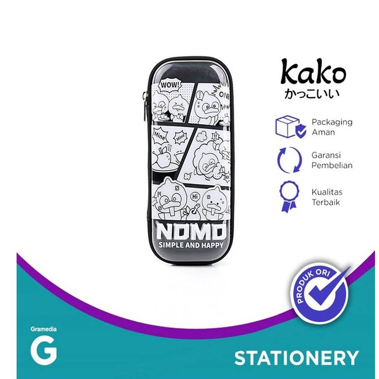 

Kako Hardcase Pencase Nomoduck Black White Mhn070031
