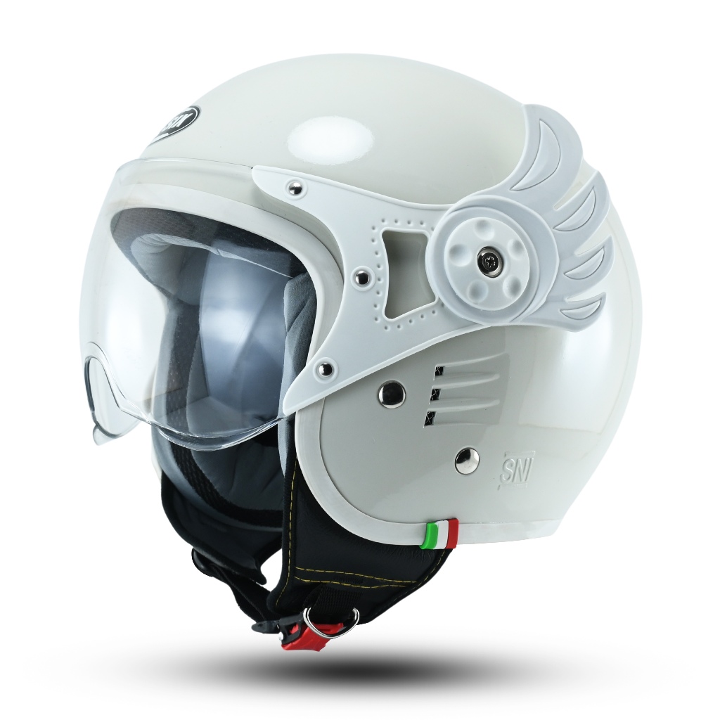 Helm Rsix Bogo Retro Guardia Pilot Gundala Version Terbaru Keren Helm Wanita 2025 SNI