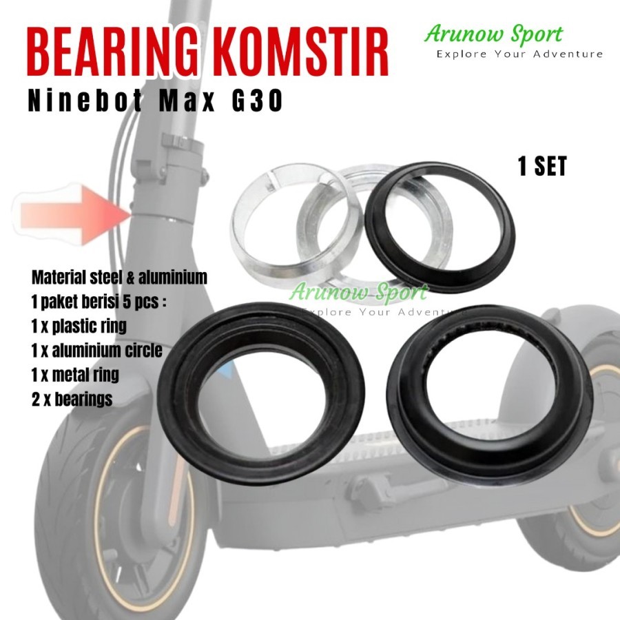 Bearing Komstir Skuter Listrik Ninebot Max G30
