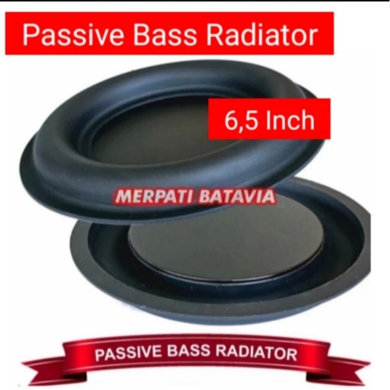 Passive Bass Radiator 6,5 inch PBR 160mm Pasif Subwoofer Membran TEBAL
