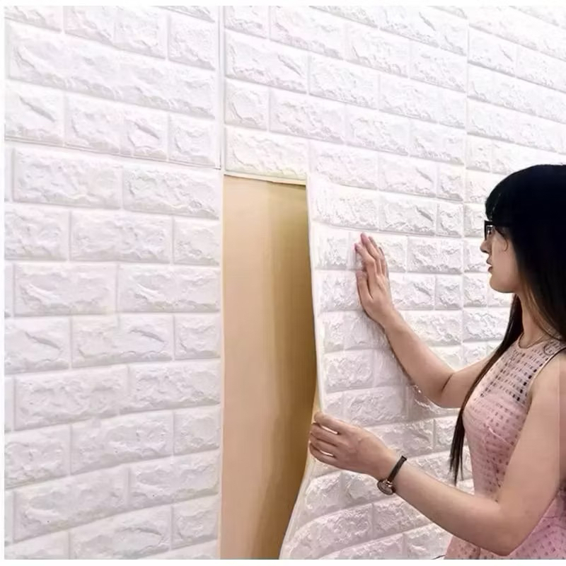 GB (70X77CM) Wallpaper 3D Foam 70cm x 77cm x 3mm | Room Decoration Wallpaper | 3D Foam Bata/  walpap