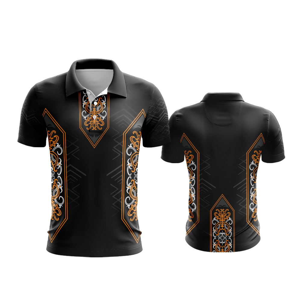 Baju Kaos Motif Batik Fullprint - Kaos Jersey Motif Dayak