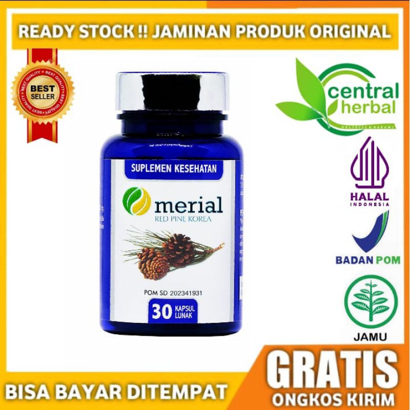 MERIAL Red Pune Korea Suplemen Kesehatan Tubuh Original