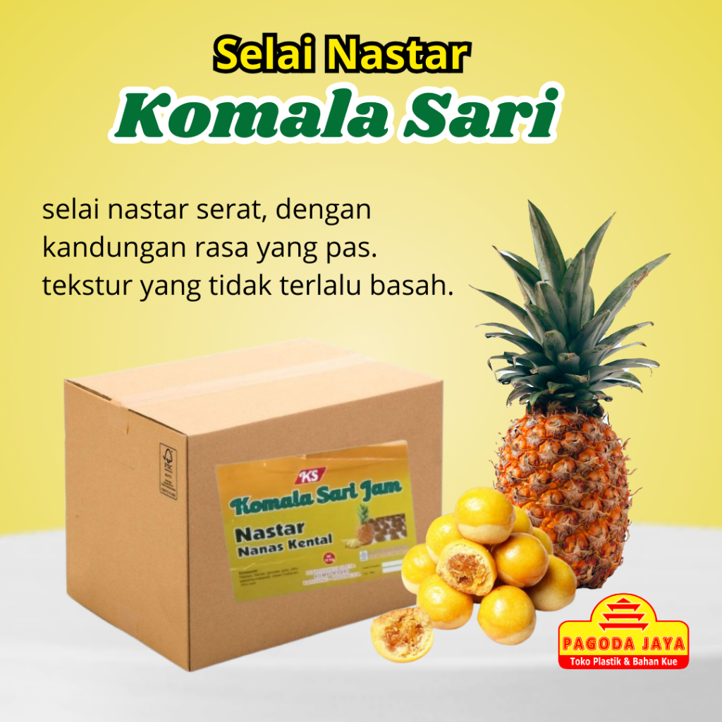 

Selai Nastar Kemasan Repack 1 Kg [KOMALA]
