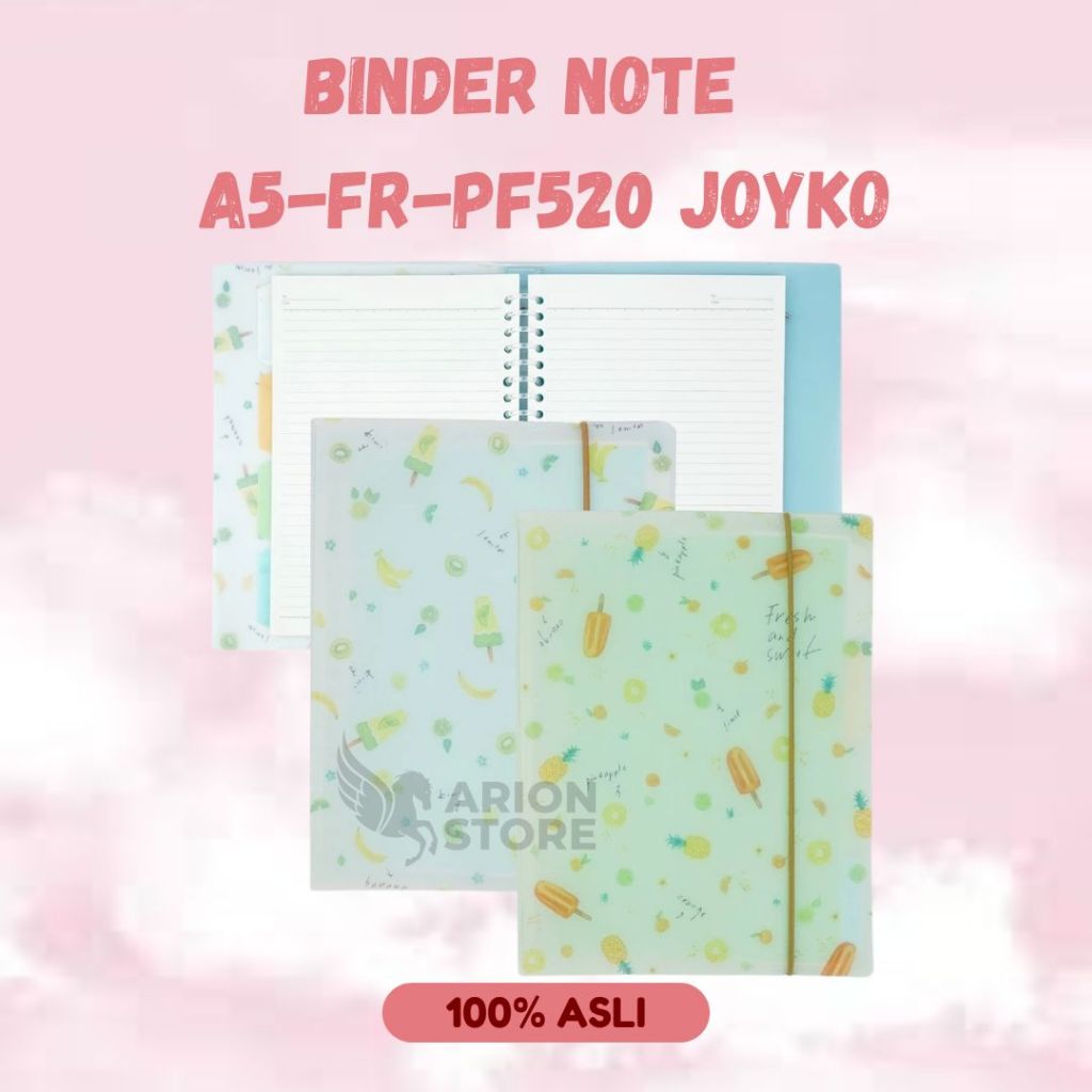 

[ARION STORE] Map Binder A5-FR-PF520 Transparan Fruit Joyko / Map Binder A5 Fruit [PCS]