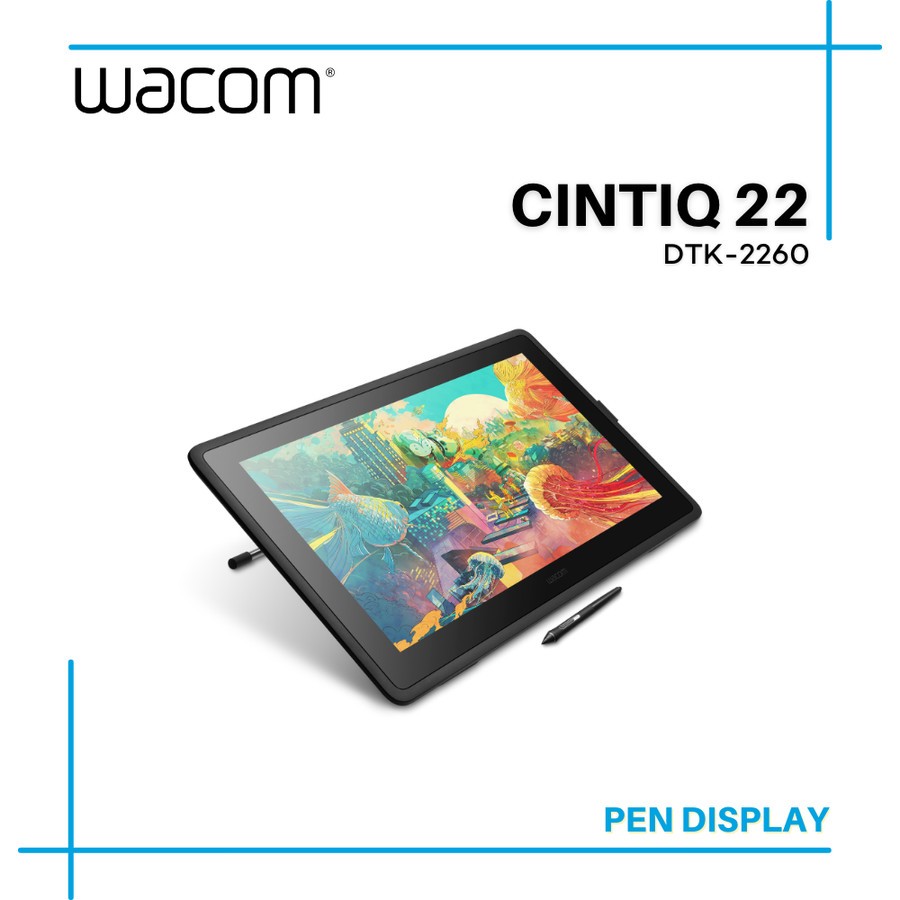 Wacom DTK-2260/K0-CX Cintiq 22 Creative Pen Display FHD