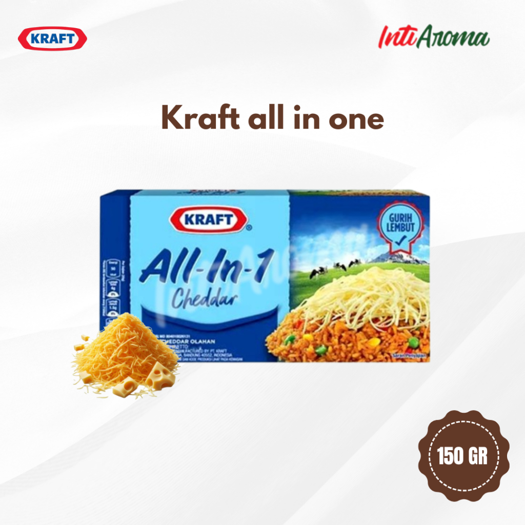 

Kraft keju all in one 150gr keju serbaguna