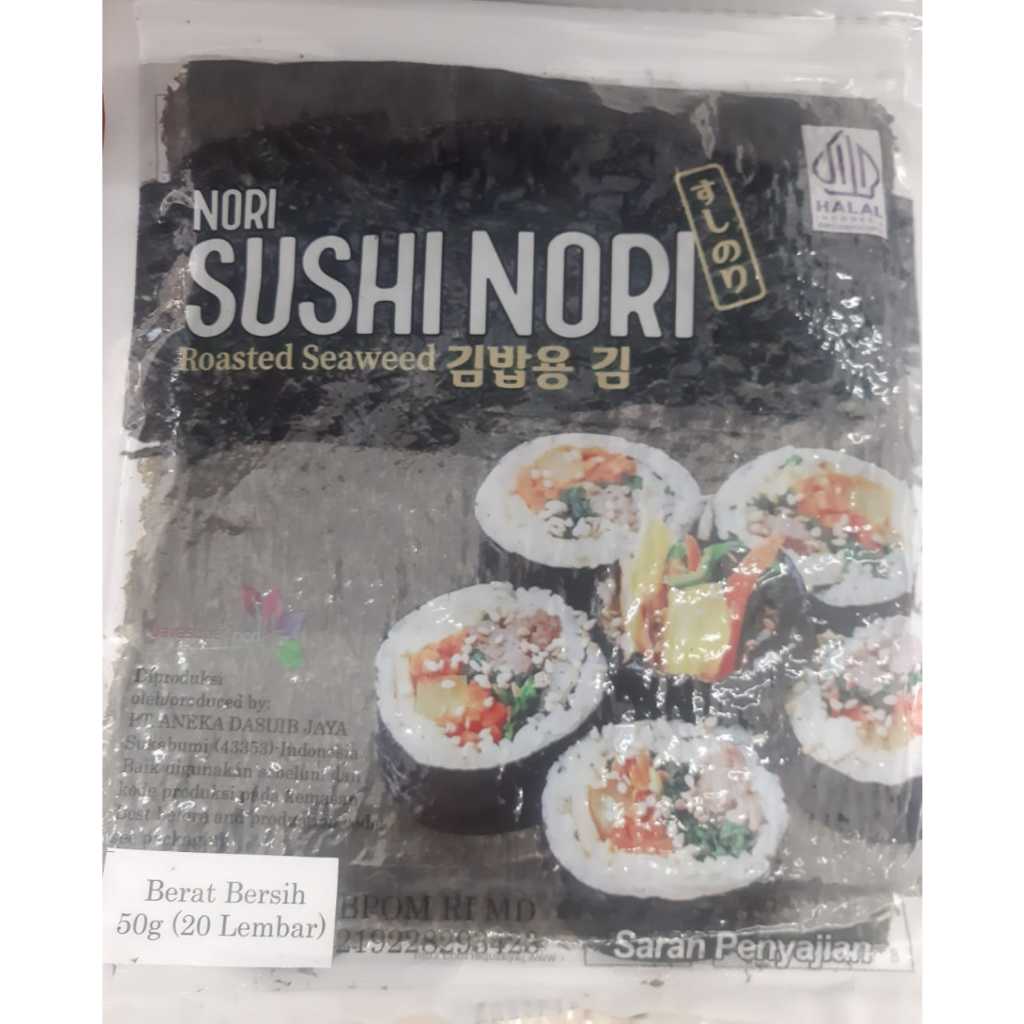 

Sushi Nori Rumput Laut isi 20 lmbr Java Super Food/ Nori Sushi/ JSF Sushi Nori/ Roasted Seaweed