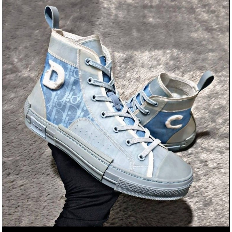 Dior B23 X Daniel Arsham Light Blue Sneakers