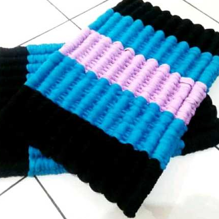 keset lantai kaos mutiara tebal 30x60