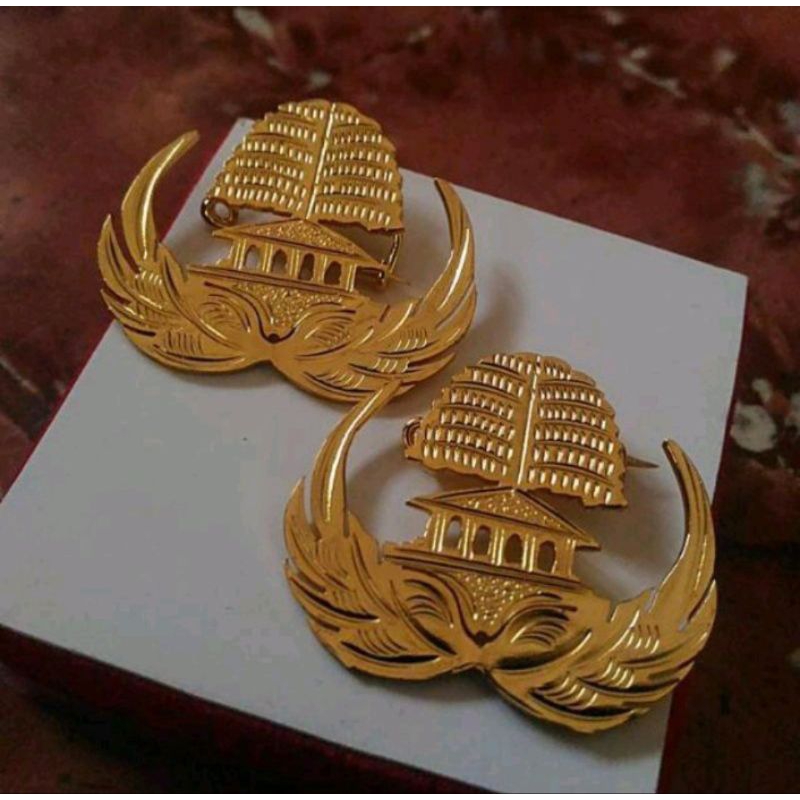 Bros Korpri nama custom Bros dan pin nama custom cantik dan elegan