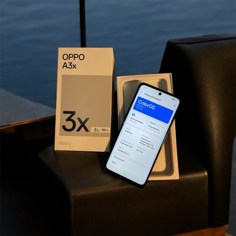 Oppo a3x ram 4+4 internal 64gb bekas Mulus