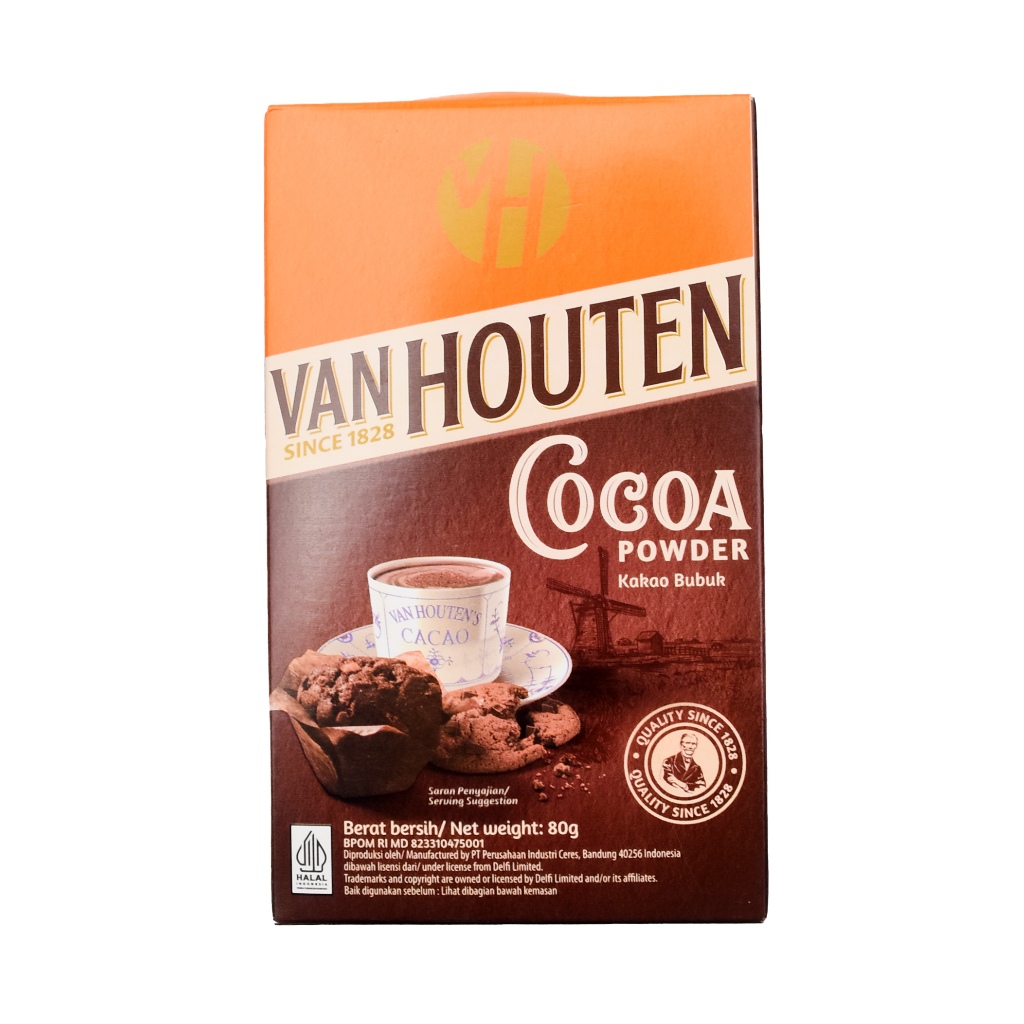 

Coklat Bubuk Van Houten Cocoa Powder Berat 40g, 80g, 165g