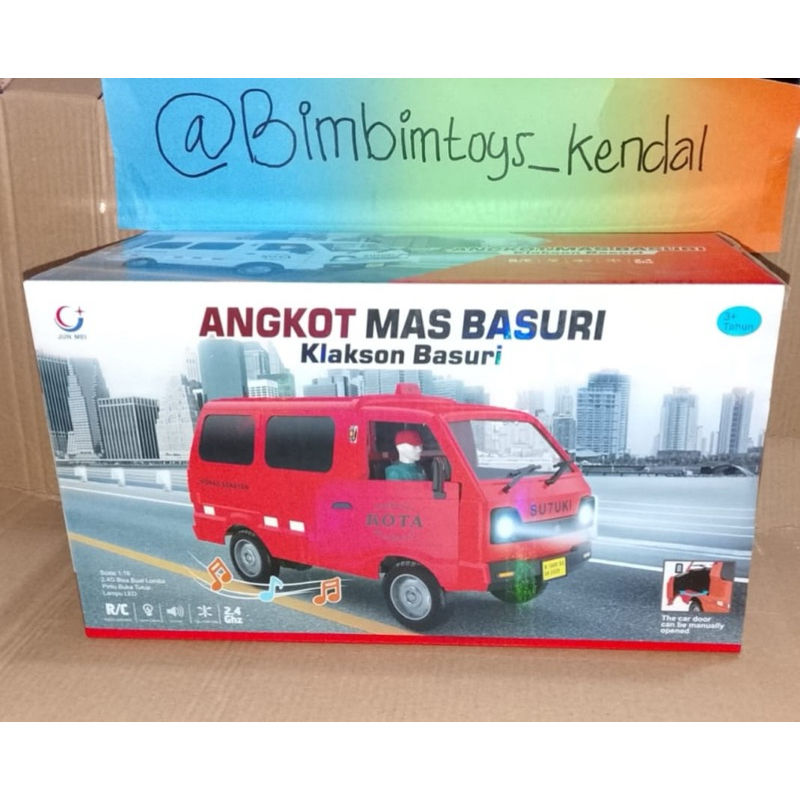 MAINAN ANAK RC ANGKOT SUZUKI / ANGKOT MAS BASURI