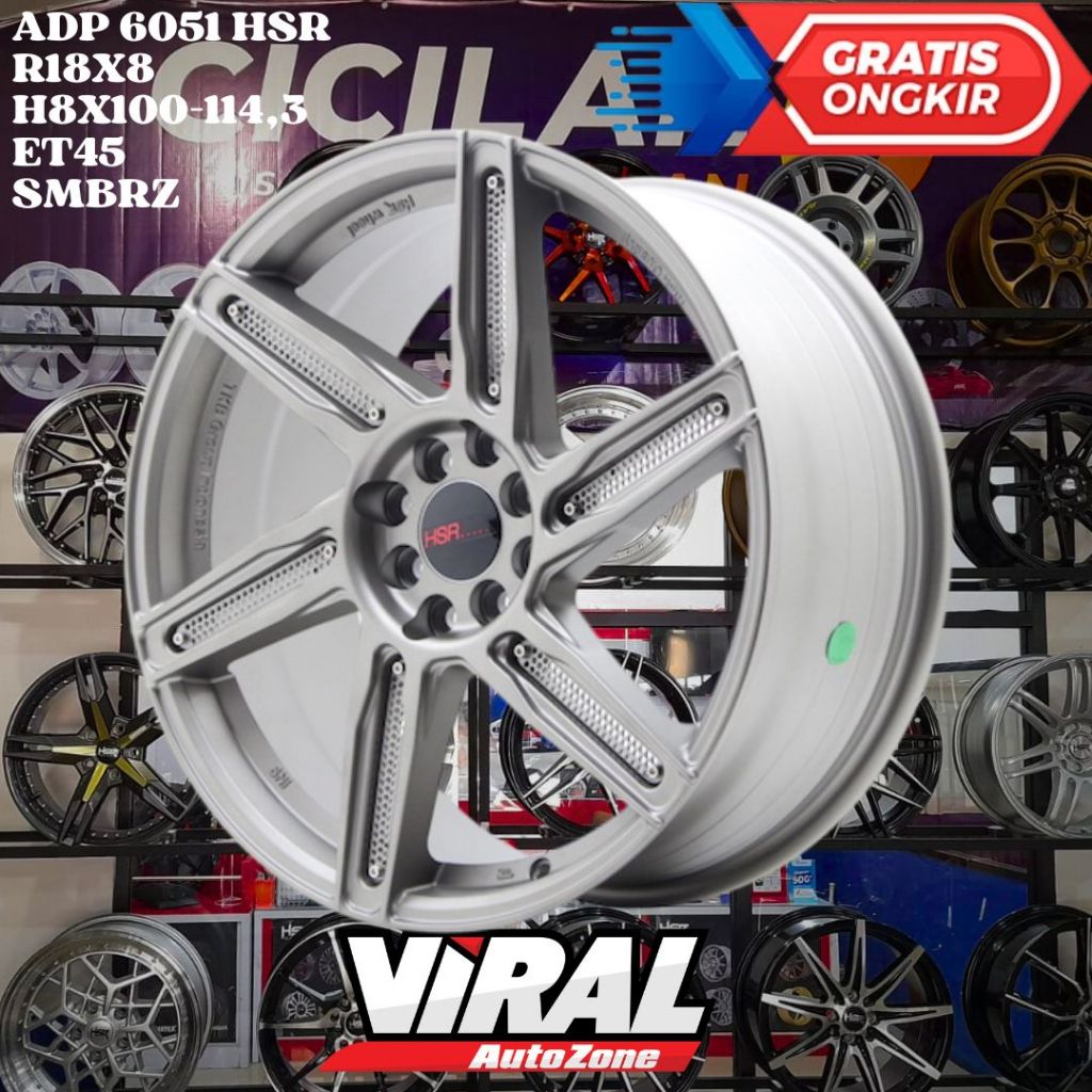 Velg Mobil Ring 18 HSR ADP R18 BISA UNTUK ALVEZ , RAIZE , ROCKY , JAZZ
