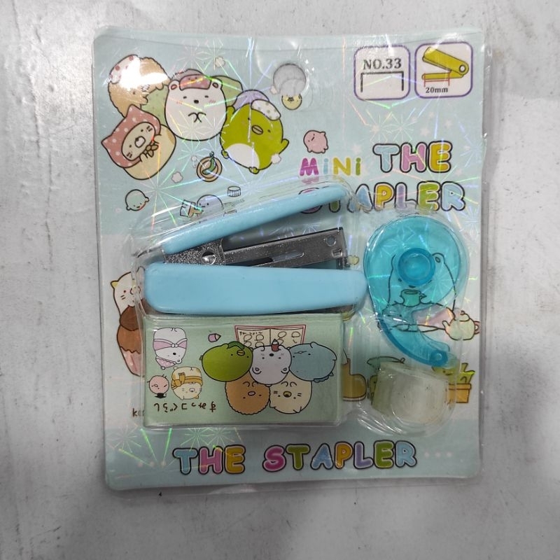 

Okitoki Mini Stapler Staples alat tulis lucu