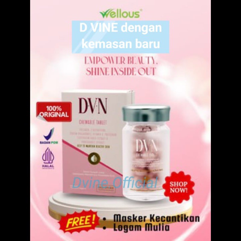 DVN kolagen 60 tablet dijamin ori