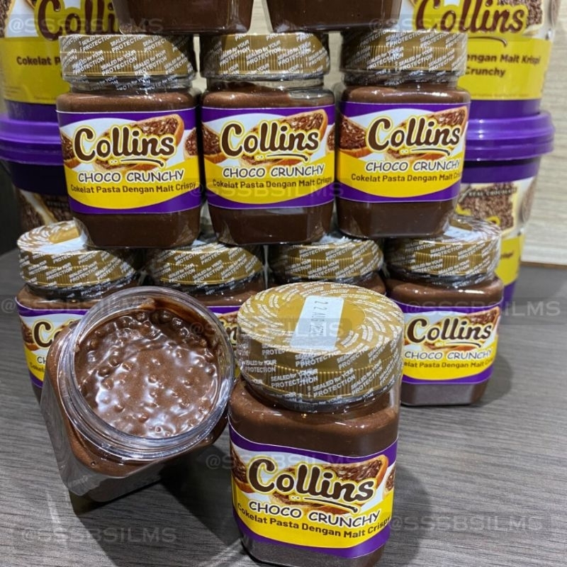 

Collins Choco Crunchy repack 200ml kemasan botol