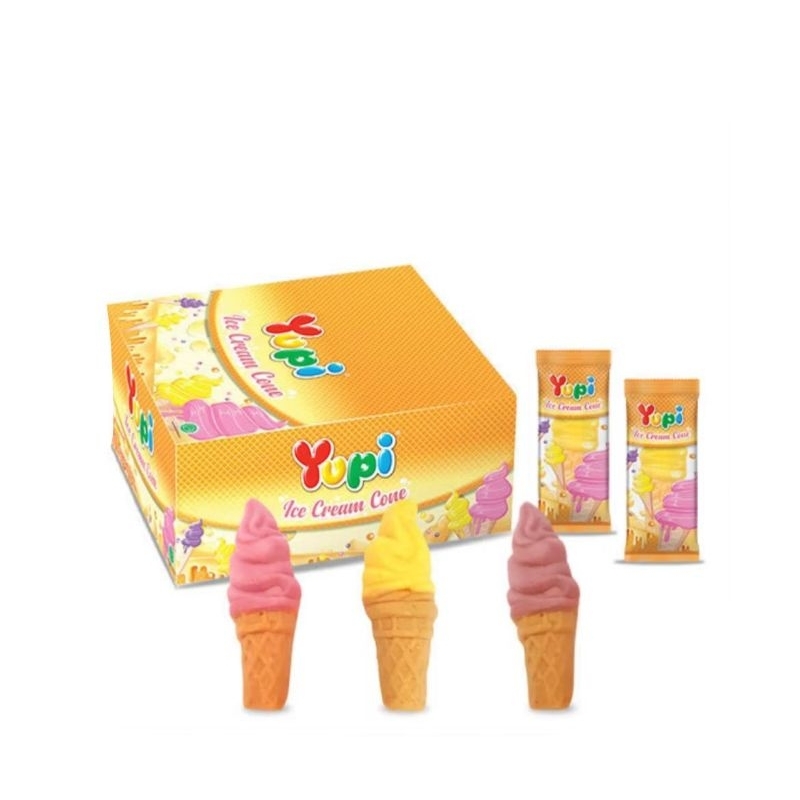 

[ HALAL ] YUPI ICE CREAM CONE 1 BOX ISI 24 PCS