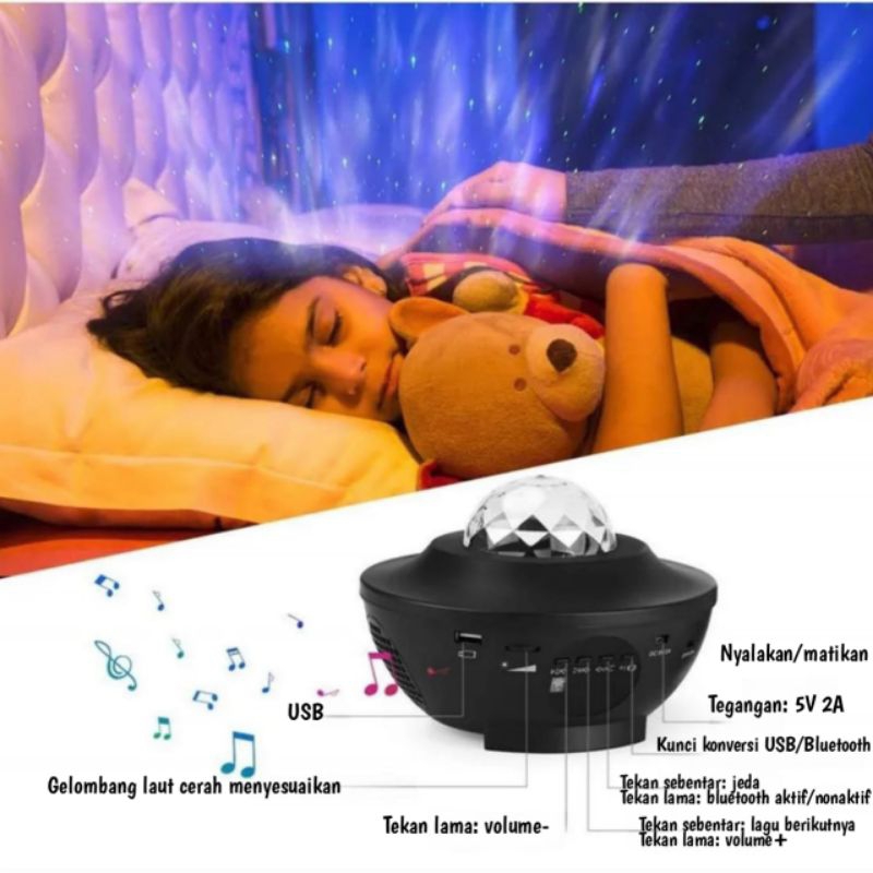 Starry Projector Light Lampu Proyektor Bintang