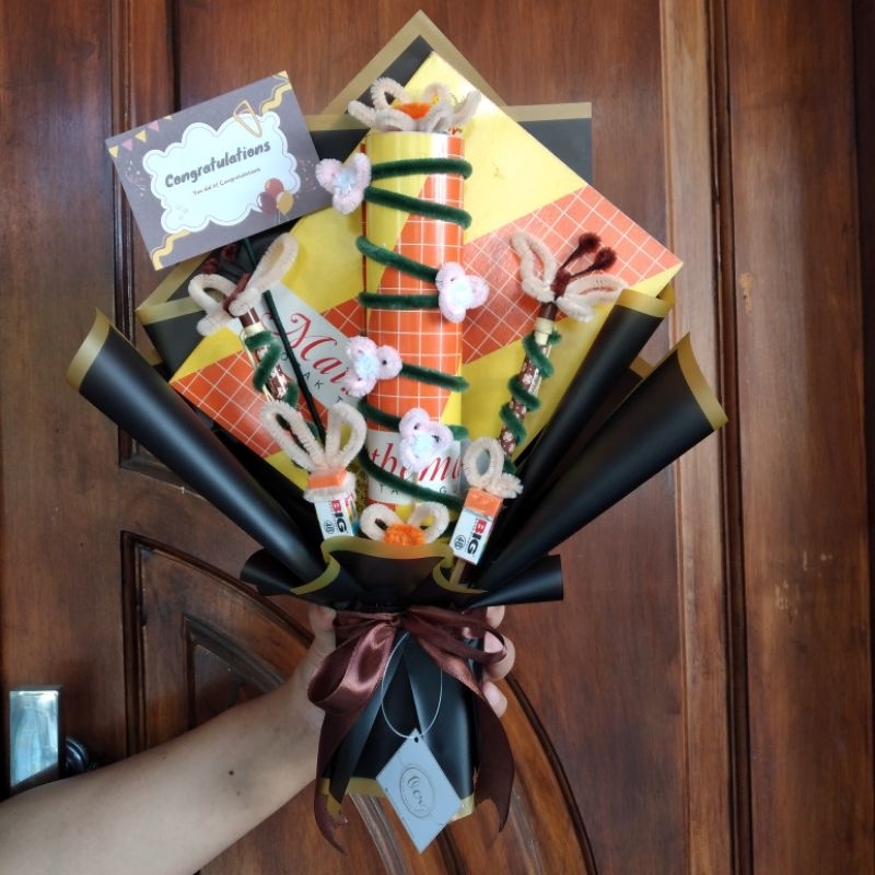 Buket Alat Tulis / Buket Buku / Buket Hadiah / Buket Hari Anak / Hadiah Alat Tulis / Hadiah Lomba