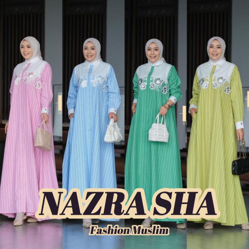 (x8) DLOVERA LUNARA DRESS Baju Dress Gamis wanita muslim Lunara Dress by D'lovera. Nazra Sha
