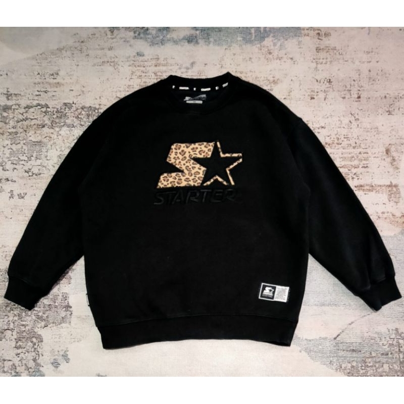 crewneck starter big logo bordir