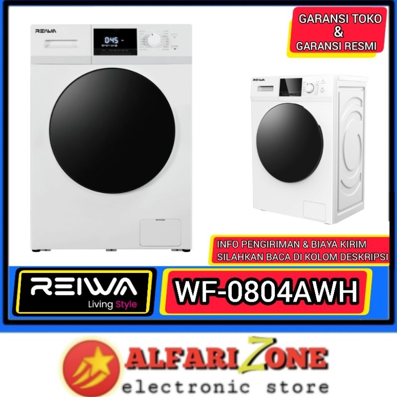 Reiwa WF0804AWH Mesin cuci Front loading 8kg Mesin cuci reiwa WF-0804AWH WF 0804
