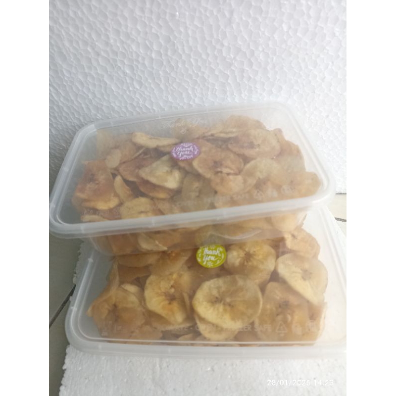 

Keripik pisang karamel