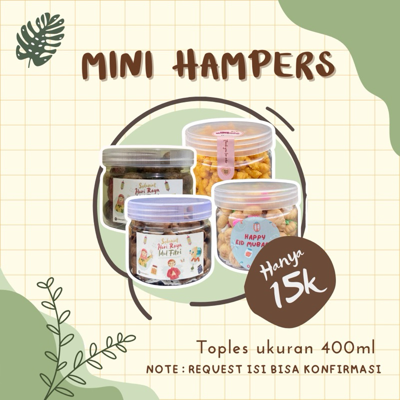 

Hampers Lebaran / Hampers Ramdan Toples 400ml isi 1