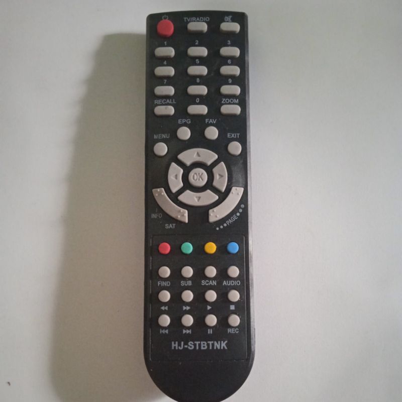 remot remote STB DVB T2 tanaka body plastik
