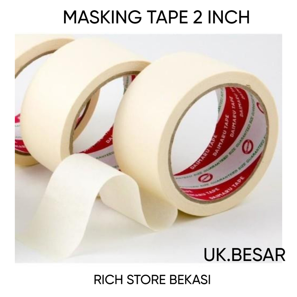 

MASKING TAPE UKURAN 2 INCH MERK DAIMARU [UKURAN BESAR/1 PCS]
