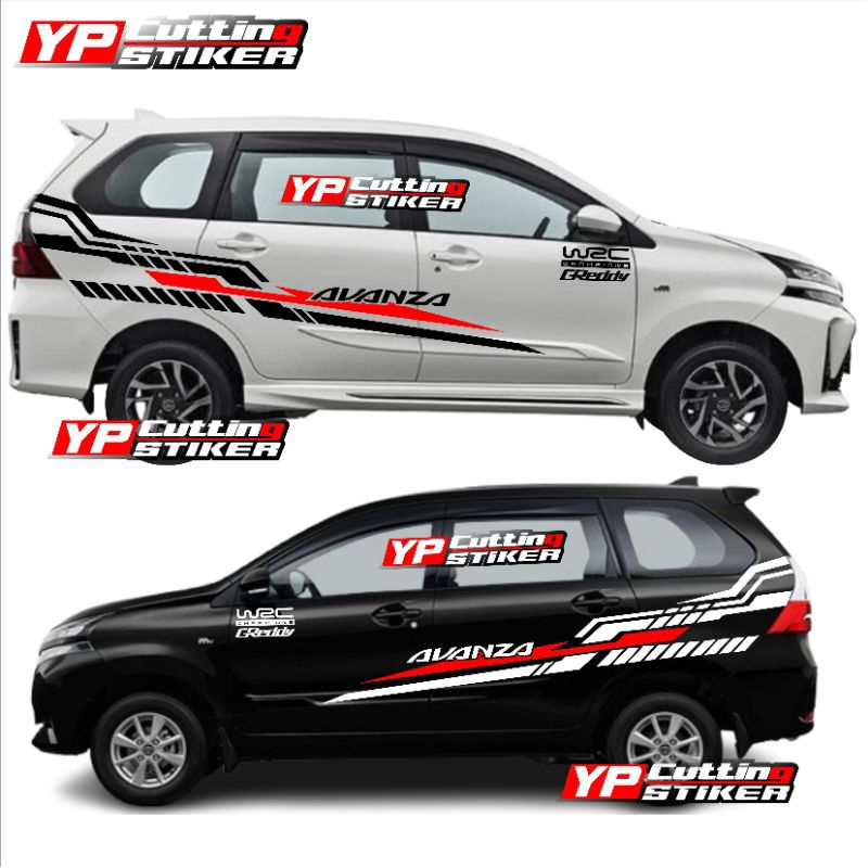 Sticker mobil Avanza sticker list terlaris mobil avanza terbaru stiker mobil avanza